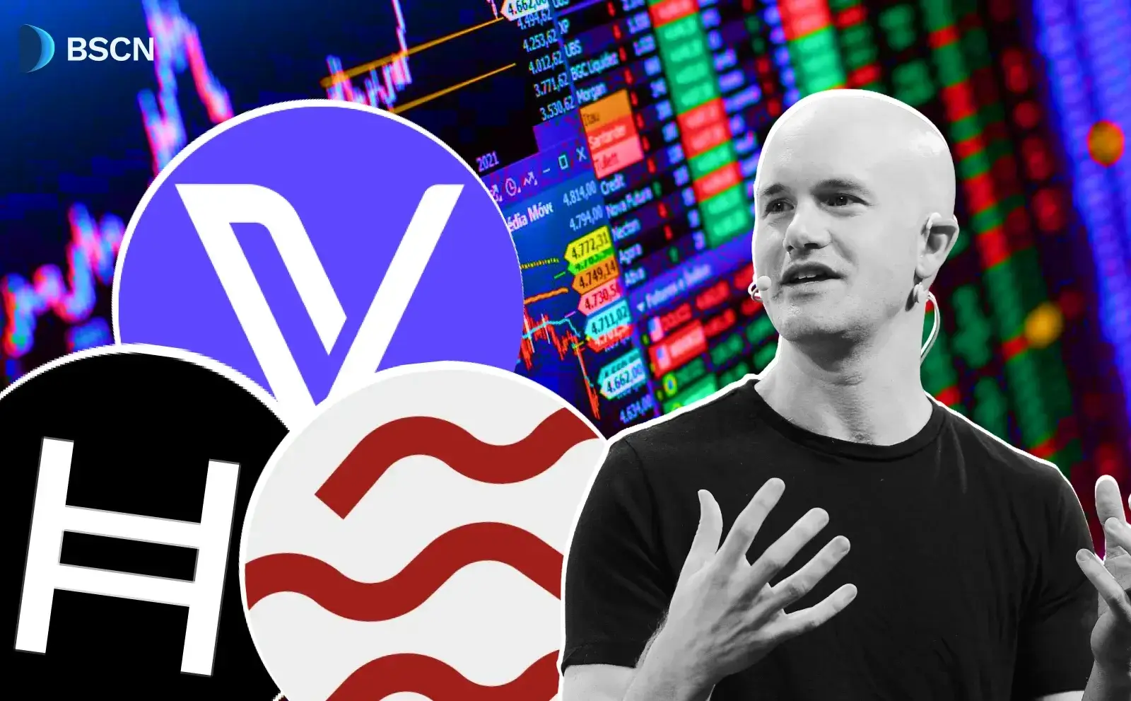 VeChain, Sei, Hedera Added to Coinbase 50 Index in Latest Rebalance